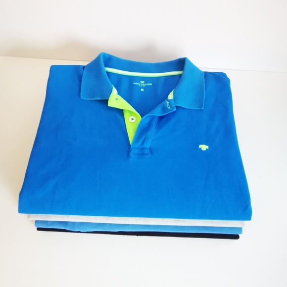 SHORT SLEEVE POLO T-SHIRTS BY TOM TAILOR (4 COLOURS) - Picture 4 of 7
